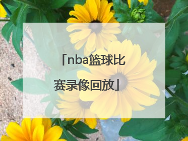 「nba篮球比赛录像回放」篮球比赛录像回放免费