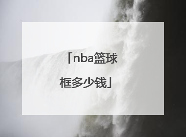 「nba篮球框多少钱」NBA篮球多少钱